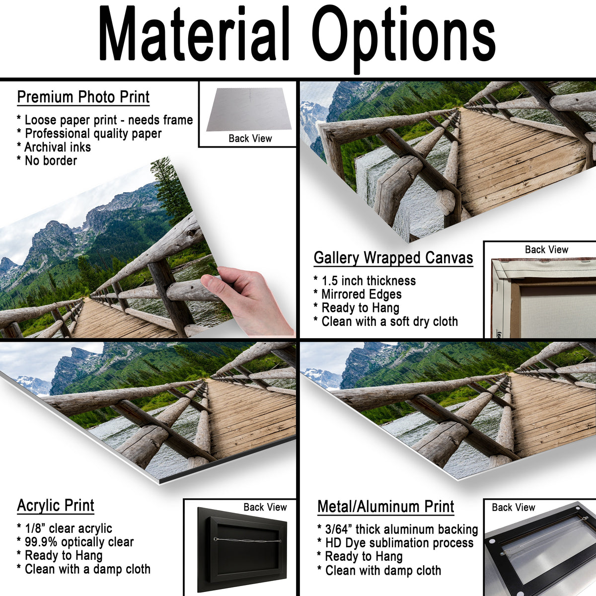 Grand Teton National Park Bridge to String Lake Wall Art