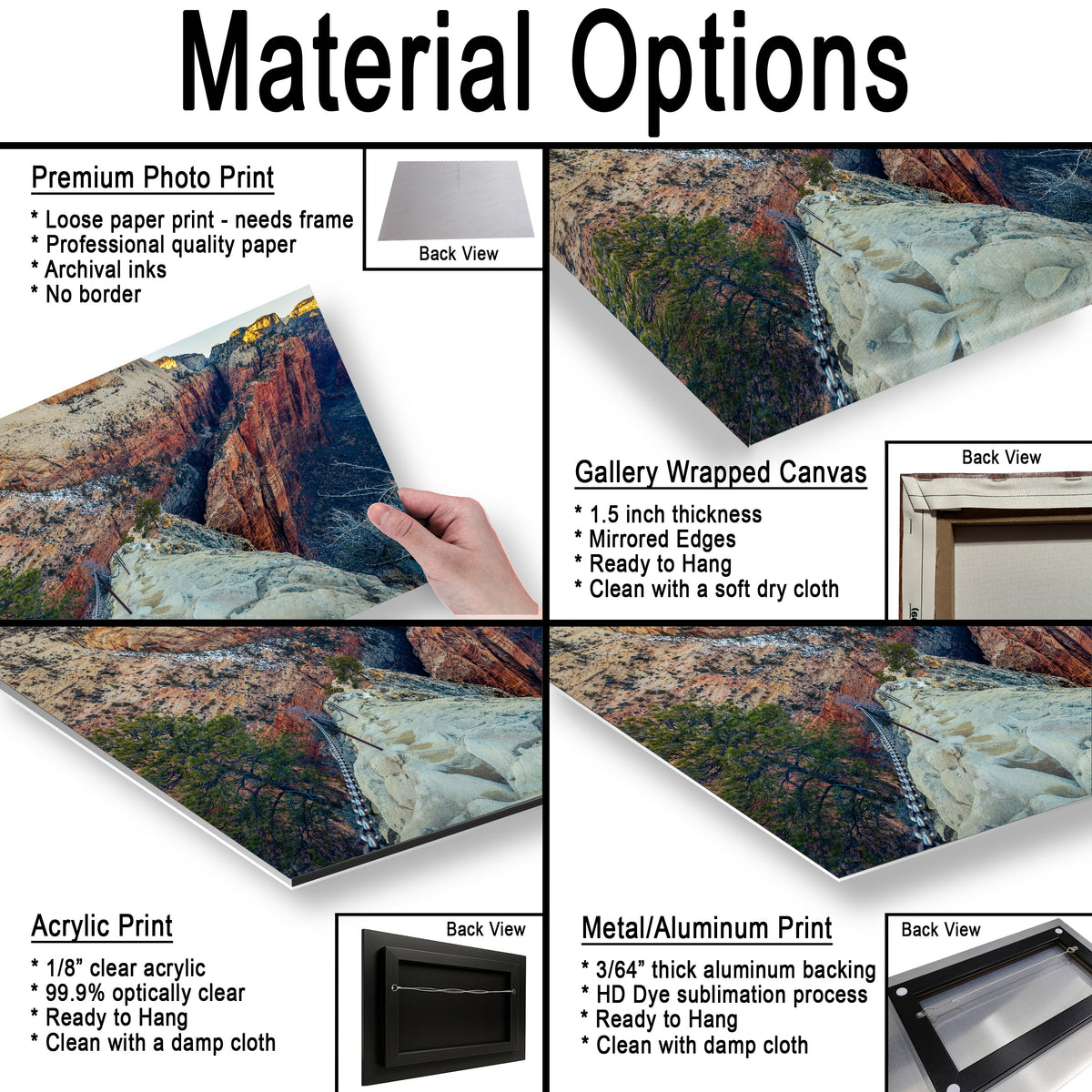 Zion National Park Angels Landing Wall Art