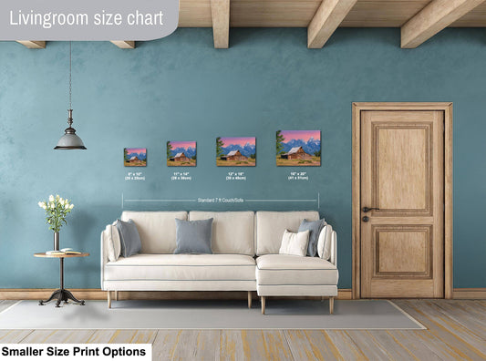 Grand Teton National Park T.A. Moulton Barn on Mormon Row Wall Art