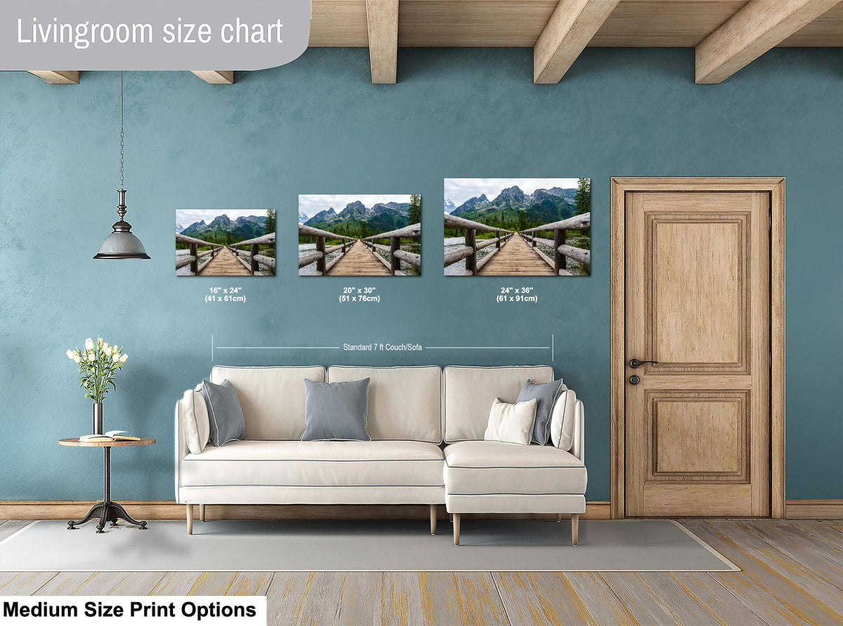 Grand Teton National Park Bridge to String Lake Wall Art