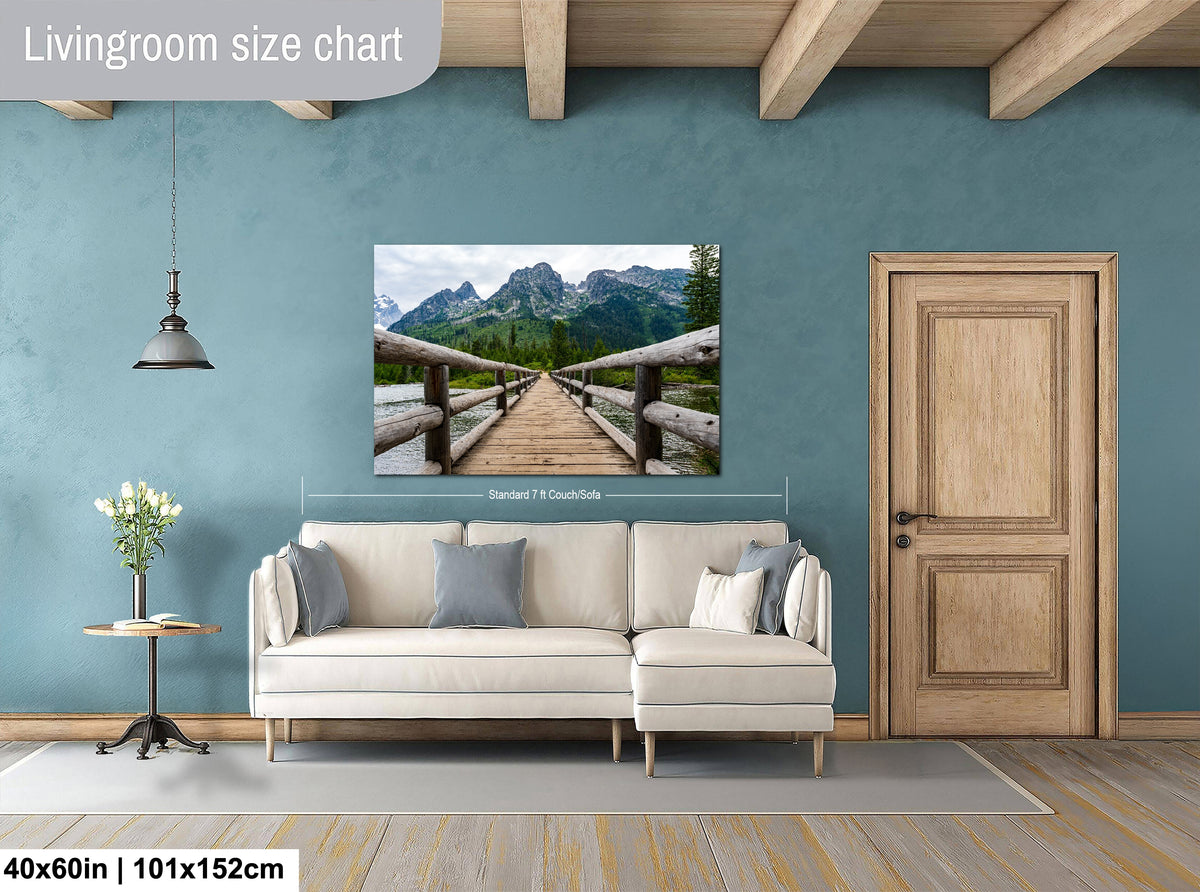 Grand Teton National Park Bridge to String Lake Wall Art