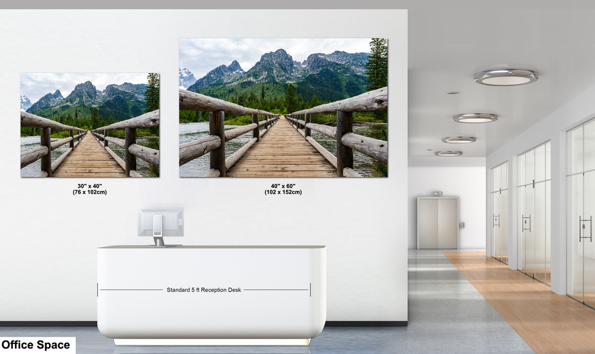 Grand Teton National Park Bridge to String Lake Wall Art