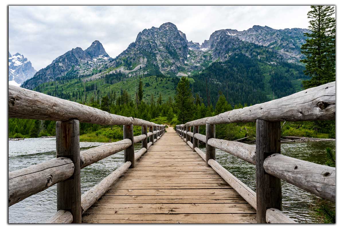 Grand Teton National Park Bridge to String Lake Wall Art