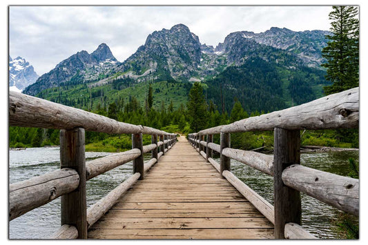 Grand Teton National Park Bridge to String Lake Wall Art